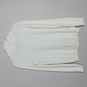 Ralph Lauren Women Ribbed Turtleneck Sweater Size S White Ivory Old Money Preppy